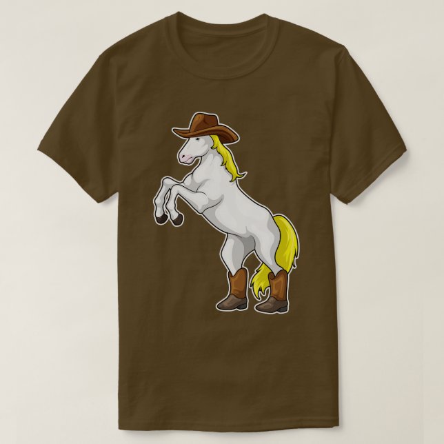 Camiseta Boots de vaqueros de caballo (Diseño del anverso)