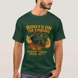 Camiseta Boots en el suelo