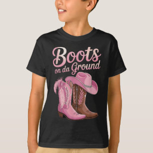 Camiseta Boots En El Suelo, Baile De La Línea De La Nova, B