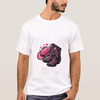 Camiseta Boots femeninos y balanceo con gallina Rodeo de ca
