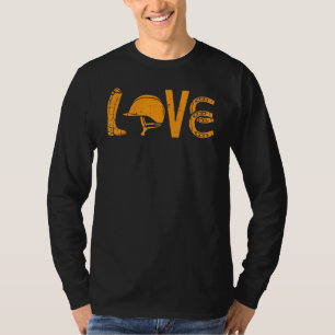 Camiseta Boots Helmet Horseshoe Amor Riendo Caballo Equestr