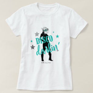 Camiseta Boots 'n Bling Disco Darlin' Teal ID925 