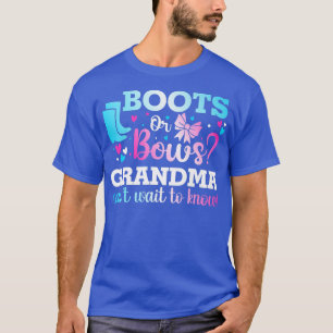 Camiseta Boots o arcos Género de la Abuela revelan Baby Sho