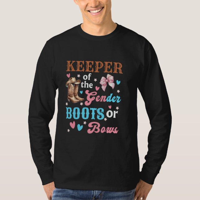 Camiseta Boots o Bows Sexo Responsable De La Revelación De  (Anverso)
