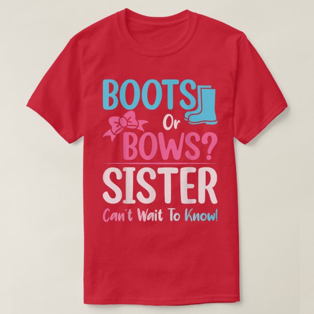 Camiseta Boots o doblamientos Sexo Hermana Revelan Embarazo (Diseño del anverso)