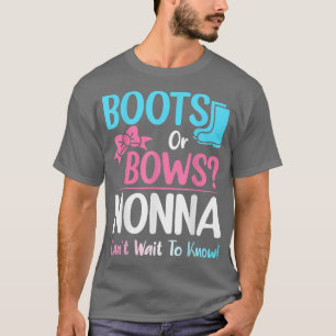 Camiseta Boots o vacas no género Revelación embarazo Announ