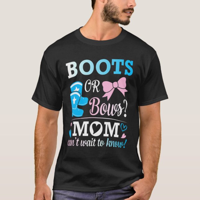 Camiseta Boots or Bows Nana no puede esperar para saber Emb (Anverso)