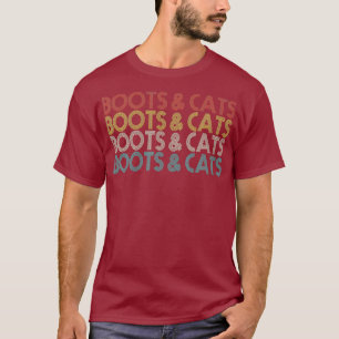 Camiseta Boots y gatos - Funny House Techno