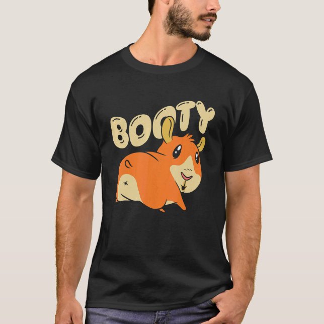 Camiseta Booty Pig Graphic Guinea Pig Owner Pet Cavy Animal (Anverso)