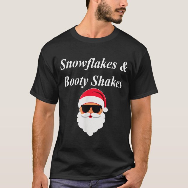 Camiseta Booty Shake Christmas Funny Naughty Dirty Raunchy  (Anverso)