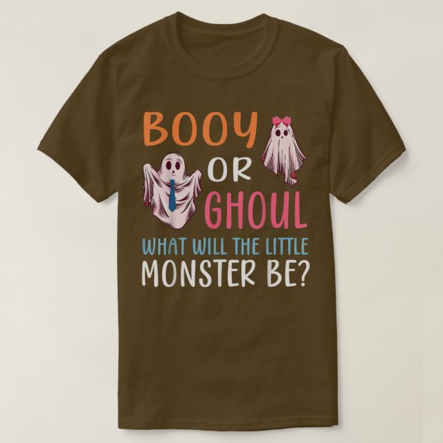 Camiseta Booy o Ghoul, ¿cuál será el pequeño monstruo? (Diseño del anverso)