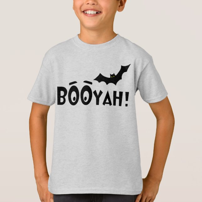 Camiseta ¡BOOYAH! Batty Halloween (Anverso)