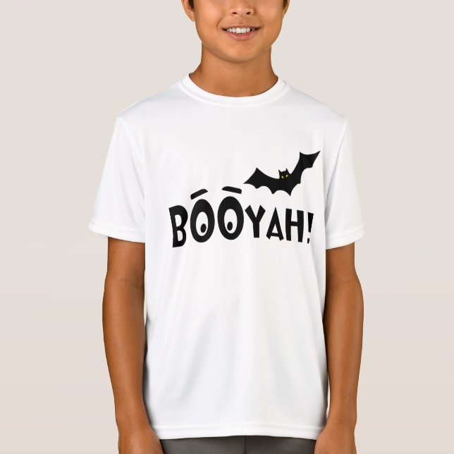 Camiseta ¡BOOYAH! Batty Halloween (Anverso)