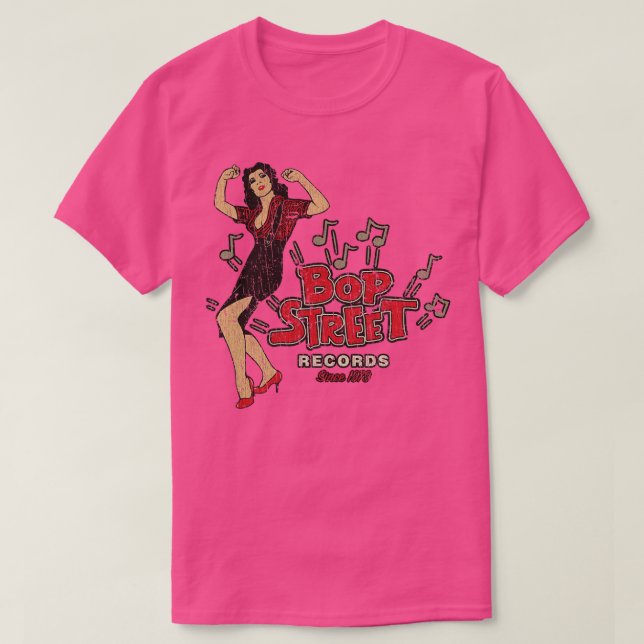 Camiseta Bop Street Records 1979 (Diseño del anverso)