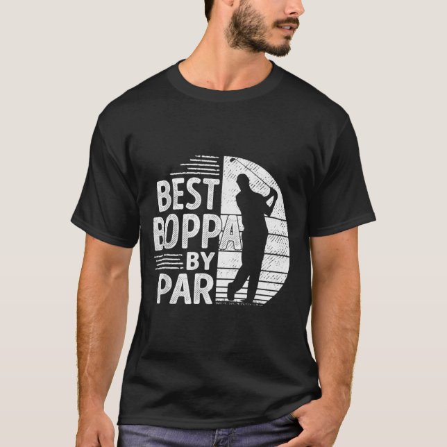Camiseta Boppa By Par, Golf Shirt Gift Grandpa, Father's Da (Anverso)