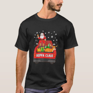 Camiseta Boppa Claus Red Truck Santa Reindeer Elf Christma