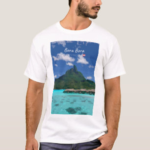Camiseta Bora Bora, Polinesia Francesa - Resort de Playa