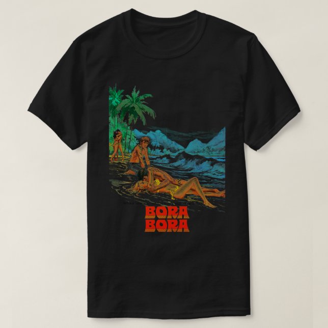 Camiseta BORA BORA Retro Cult Classic Fan Art (Diseño del anverso)