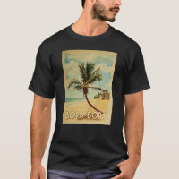 Bora Bora Vintage Travel T shirt - Beach