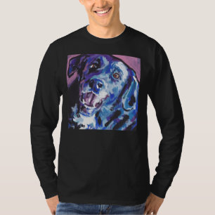 Camiseta Borador Border Collie Lab Pop brillante de color