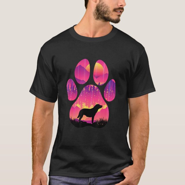Camiseta Borador Paw Mom Dad Dog  Women Men (Anverso)
