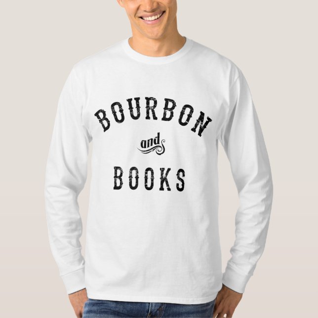 Camiseta Borbón y libros - Bebí un puré de Whiskey P (Anverso)