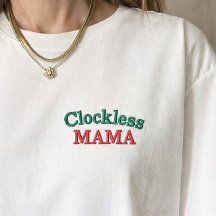 Camiseta bordada para el día de la madre regalo