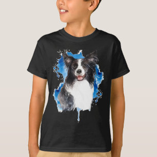 Camiseta Borde Collie Colorful Dog Lover