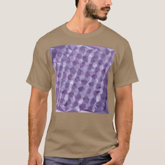 Camiseta Borde de frambuesa oscuro Abstracto de bajo polígo