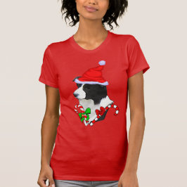Camiseta Borde de Navidades de Collie