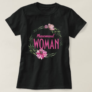 Camiseta Borde floral - Mujer fenomenal