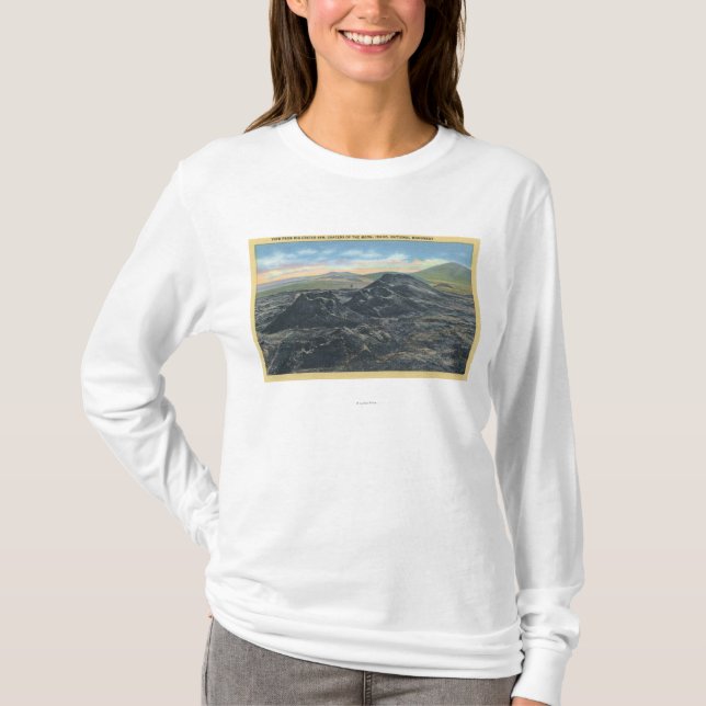 Camiseta Borde grande del cráter del parque nacional de (Anverso)