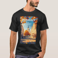 Bordeaux France Viñage Viaje Arte Vintage