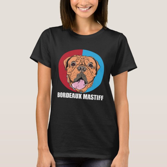 Camiseta Bordeaux Mastiff Dogs Love (Anverso)