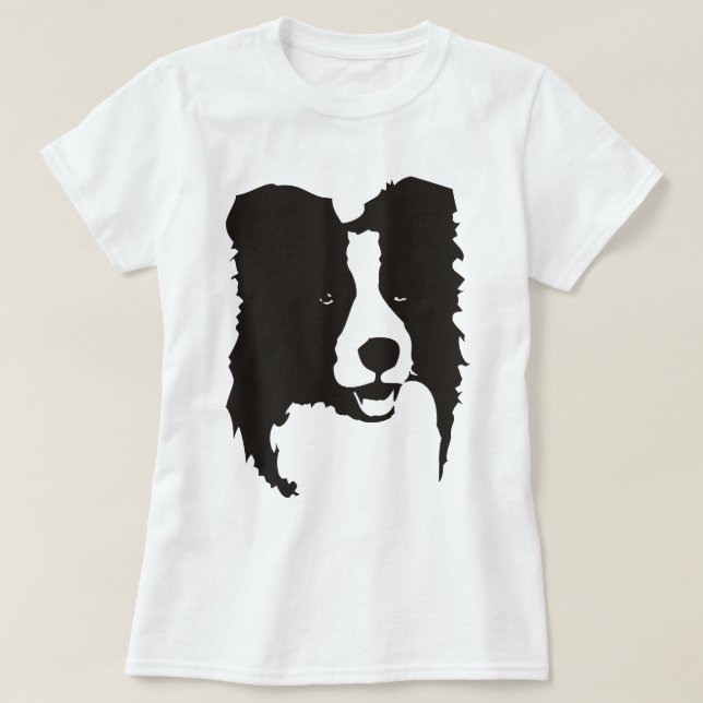 Camiseta Border collie (Diseño del anverso)