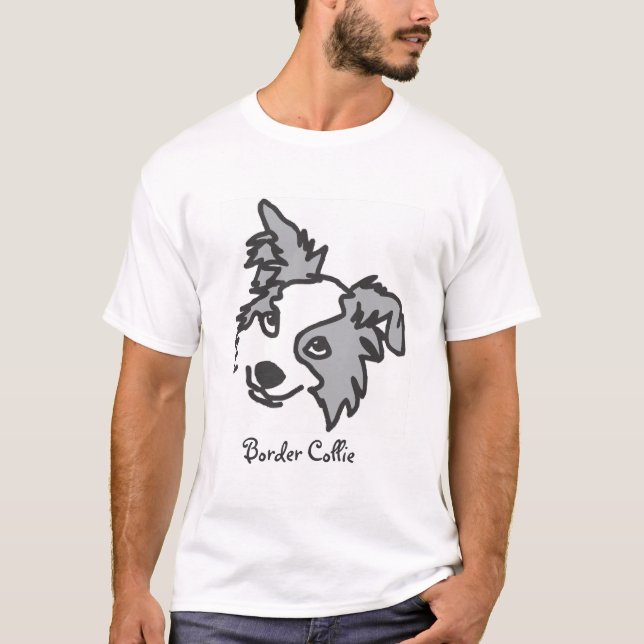 Camiseta Border collie (Anverso)