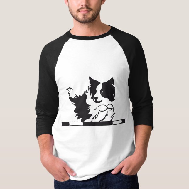 Camiseta Border Collie Agility (Anverso)