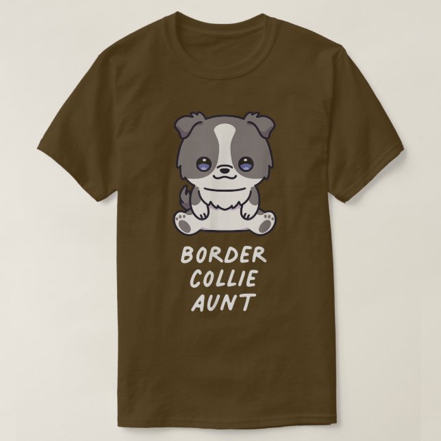 Camiseta Border Collie Aunt Kawaii Anime Dog Lover Owner Fa (Diseño del anverso)