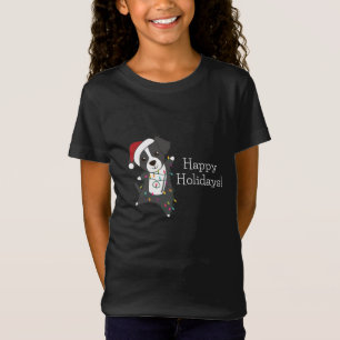 Camiseta Border Collie Christmas Dog Winter Animals Dogs