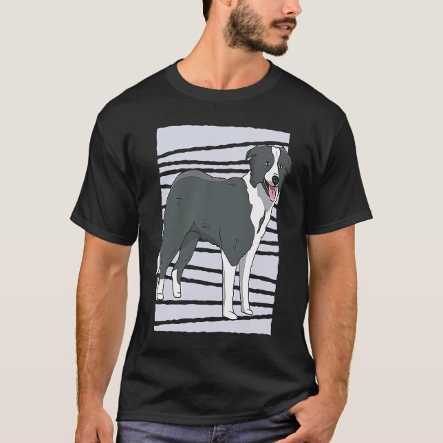 Camiseta Border Collie dog (Anverso)