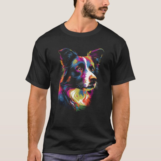 Camiseta Border Collie Dog Dog  Dog Owner (Anverso)