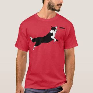 Camiseta Border Collie  Dog Fetch Frisbee Dog Lover Gift 