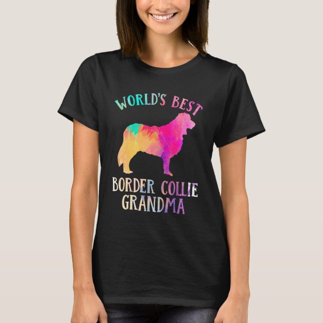 Camiseta Border Collie Dog  Worldu2019s Best Border Collie  (Anverso)