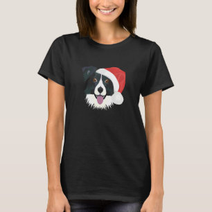 Camiseta Border Collie Feliz Navidad