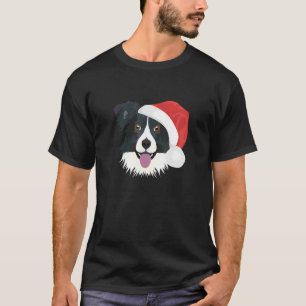 Camiseta Border Collie Feliz Navidad