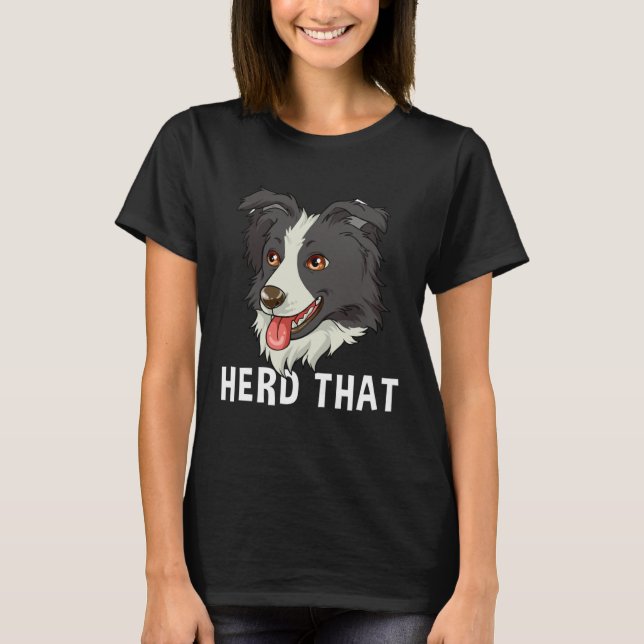 Camiseta Border Collie Herd the (Anverso)