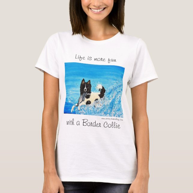 Camiseta Border Collie Lovers T-shirt (Anverso)