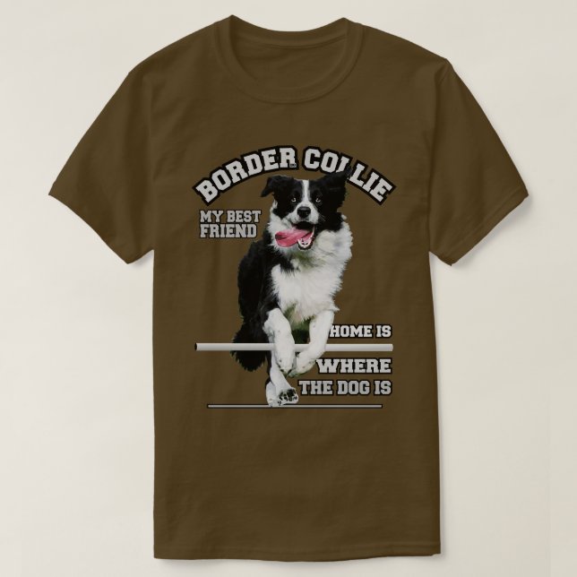 Camiseta BORDER COLLIE Mi mejor amigo (Diseño del anverso)