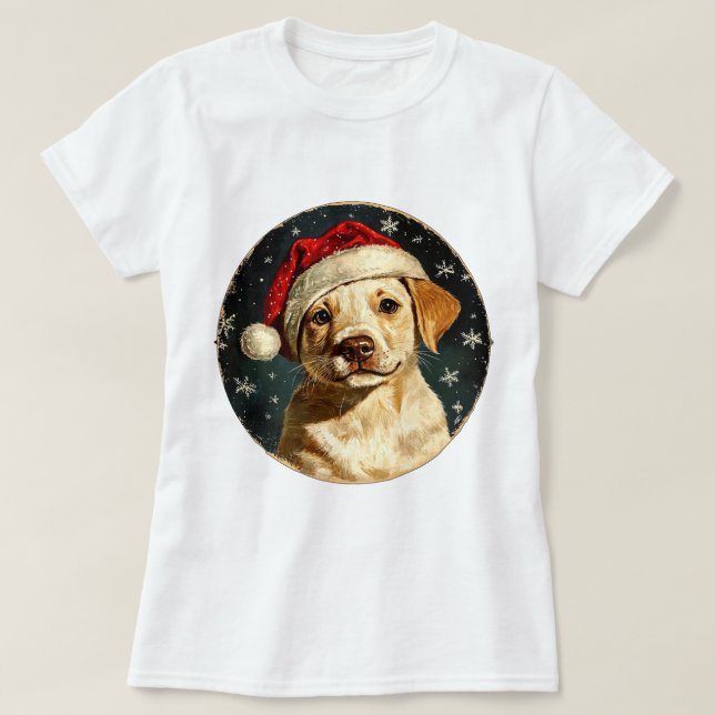 Camiseta Border Collie Navidad (Diseño del anverso)
