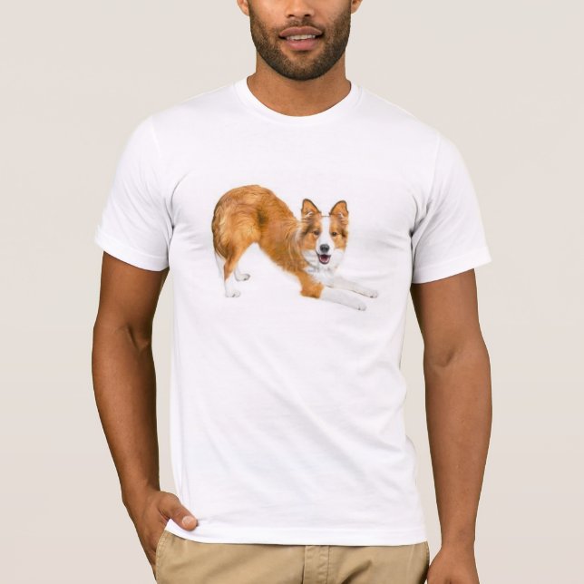 Camiseta Border collie Red~Tee de oro (Anverso)